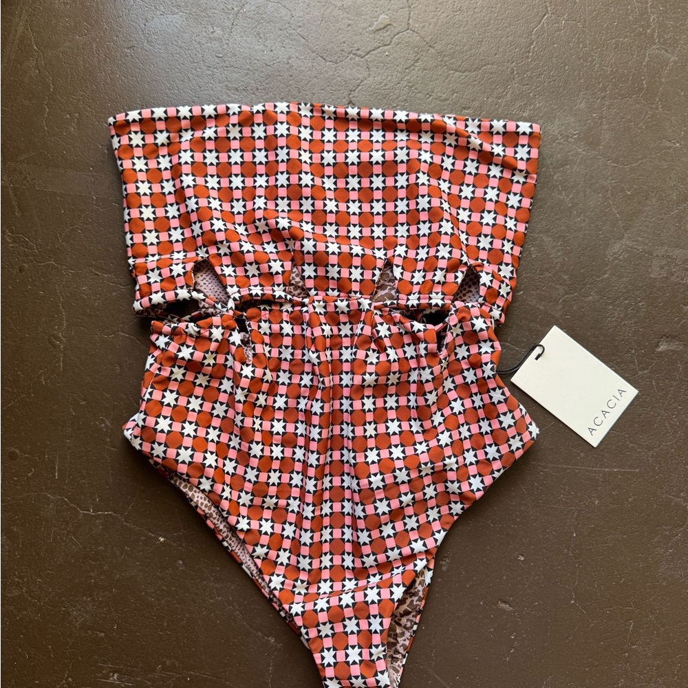 acacia swimwear One Piece Swimsuit - Mundaka strapless